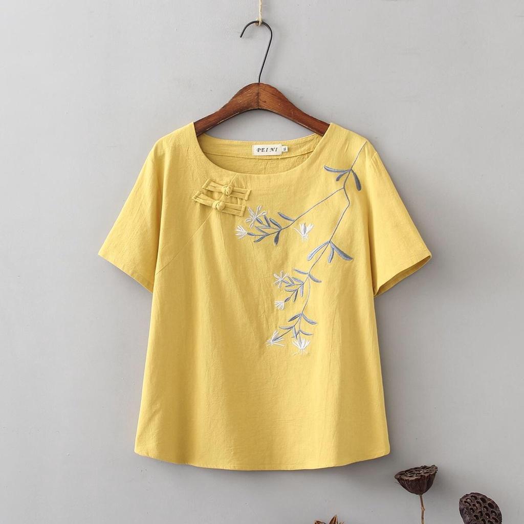 Áo nữ, thêu họa tiết - phong cách Basic
