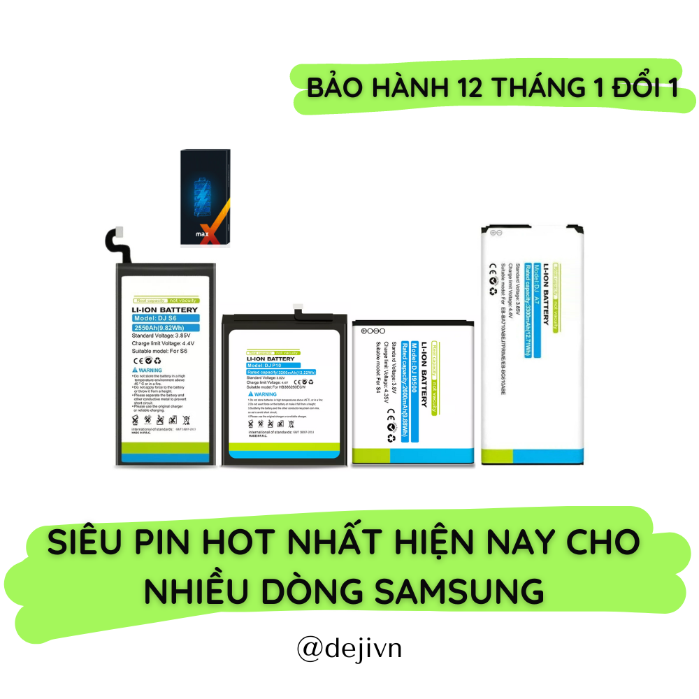 Pin dành cho Samsung nhiều dòng