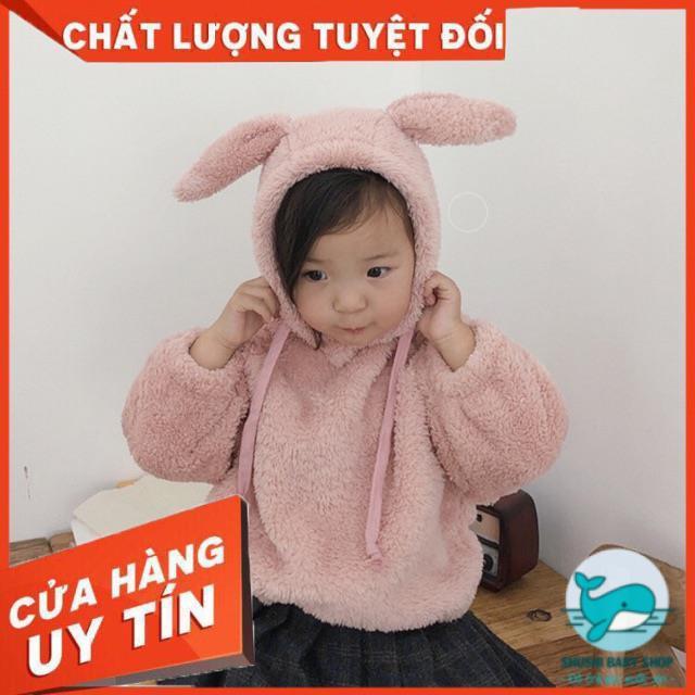 Áo Ấm Tai Thỏ Đáng Yêu