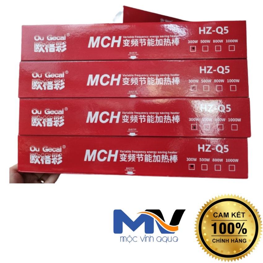 Sưởi bể cá cao cấp Hz-Q5 công suất 300w - 1000w chống giật và bỏng