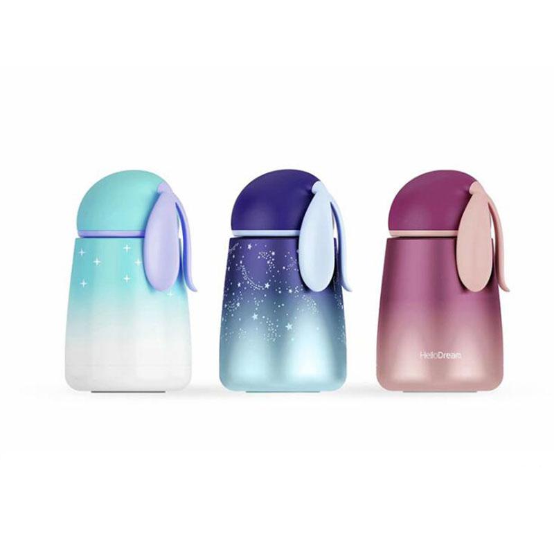 Dễ Thương 300Ml 304 Bình Giữ Nhiệt Chân Không Thép Không Gỉ Trẻ Em Thỏ Nhiệt Cốc Trẻ Em Cách Nhiệt Nhiệt Bình Cốc Tập Uống Cho Bé Cốc Du Lịch