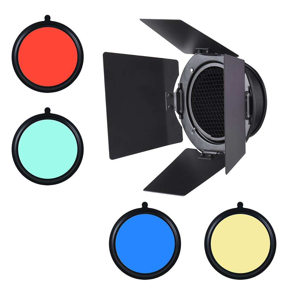 4 cái Bộ lọc Gel màu cho Neewer Godox 180W