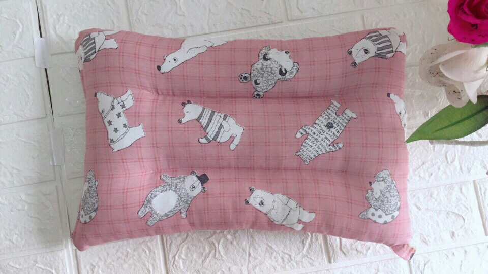 Gối matxa Trẻ em 25* 40 vỏ cotton 100