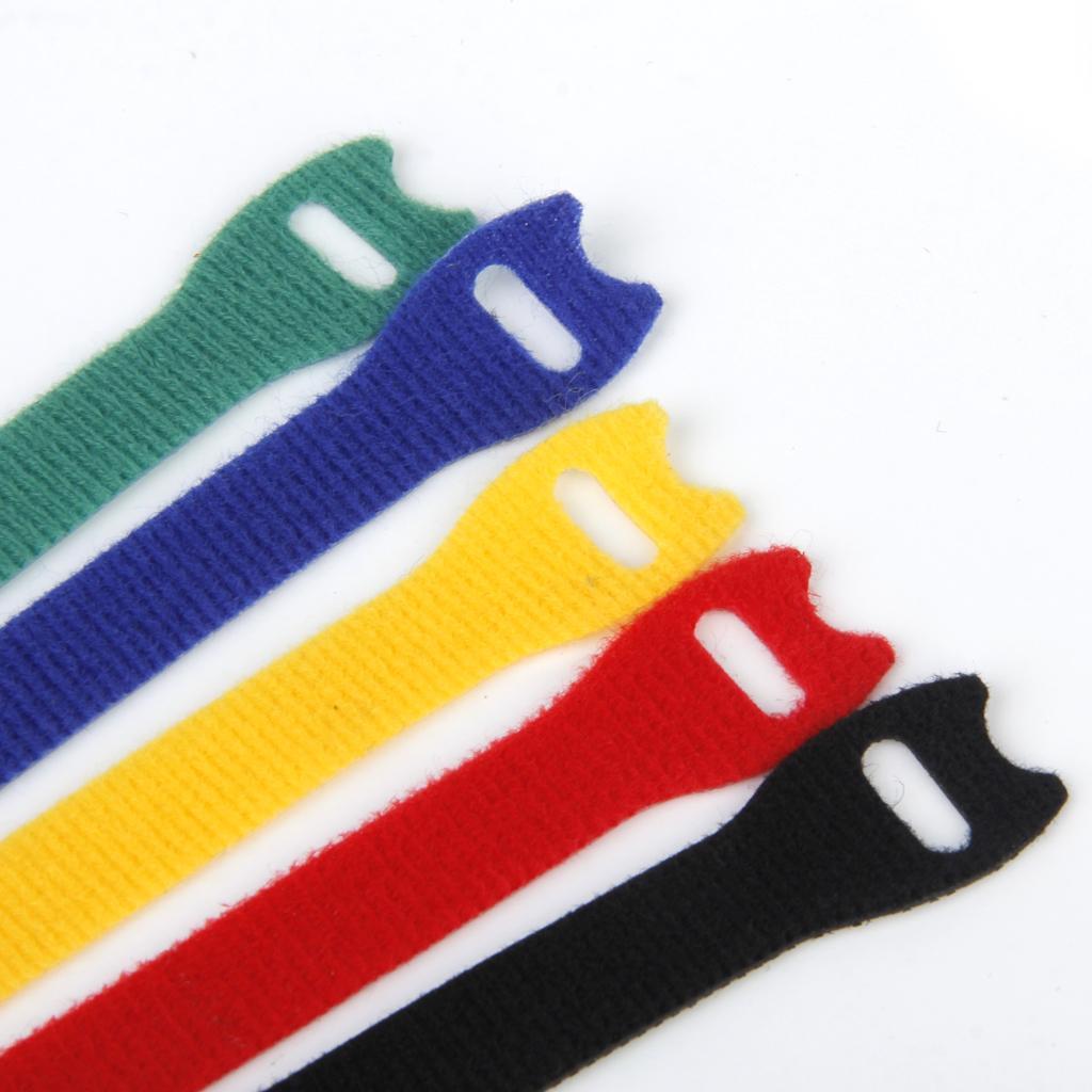 5pcs Nylon Straps Fastener Cable Tie Wire Organiser