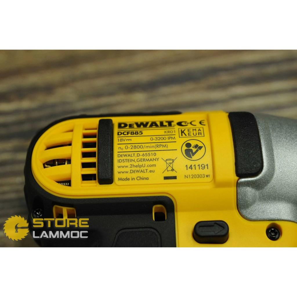 Máy vặn vít động lực pin 18V Dewalt DCF885N-KR