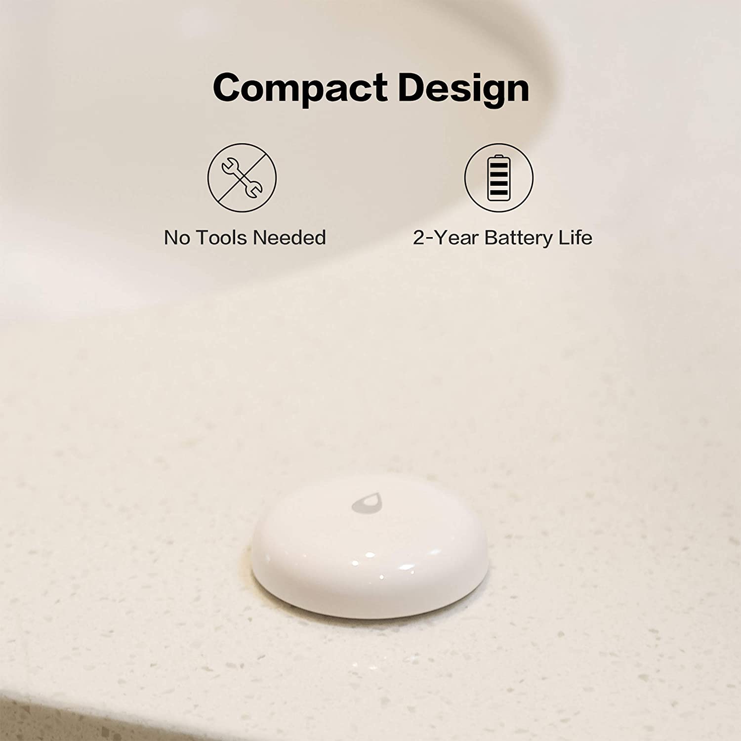 Cảm biến tràn,rò rỉ nước Aqara Water Leak Sensor SJCGQ11LM, hỗ trợ HomeKit