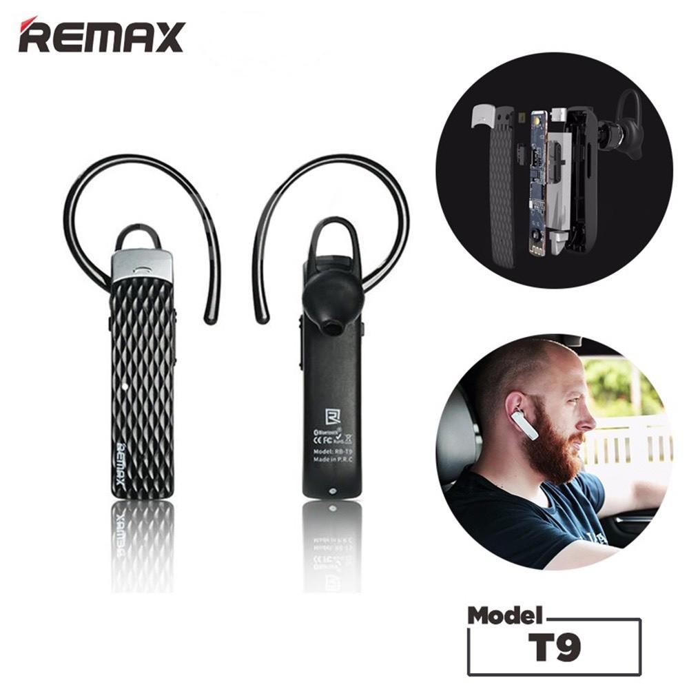 Tai nghe Bluetooth Remax T9 (Đen),HÀNG CHÍNH HÃNG