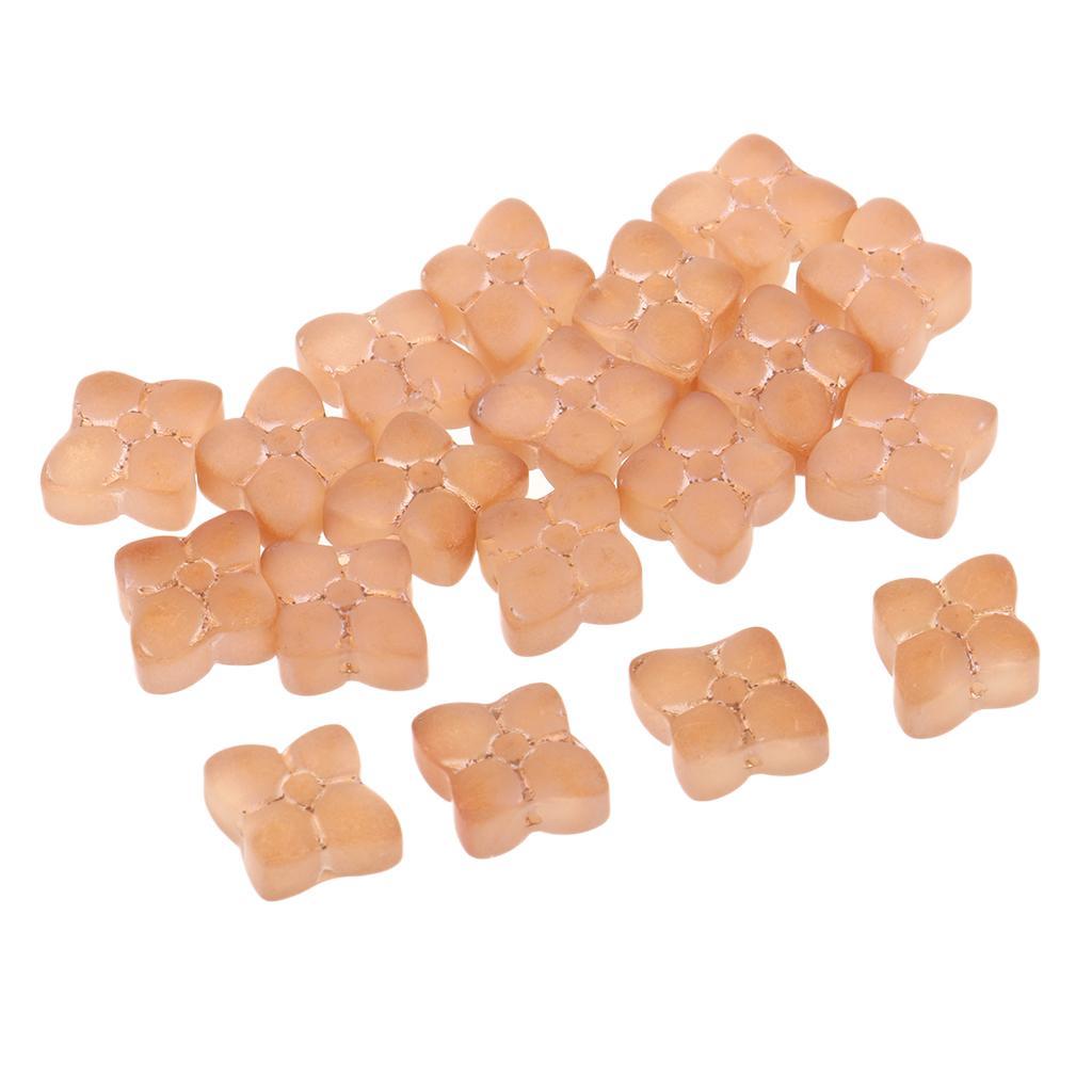 Beading Czech Glass Beads- 10mm Butterfly Beads Loose for DIY Bracelets,Necklaces,Earrings, Hair Accessories and Jewelry Making Pack of 20 Pieces