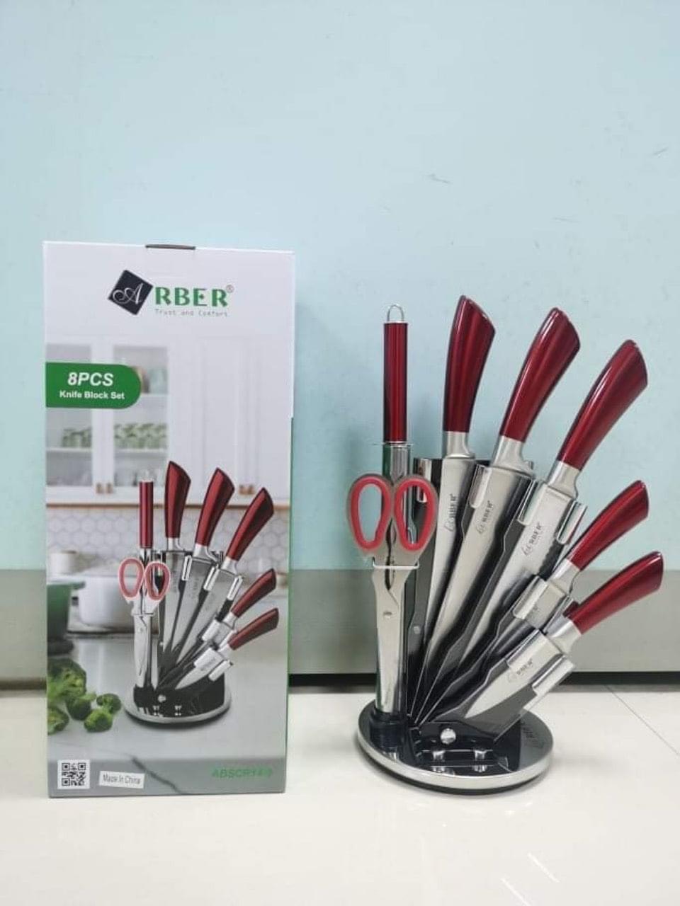 Bộ dao cao cấp Arber 8 món model ABSCR14-9
