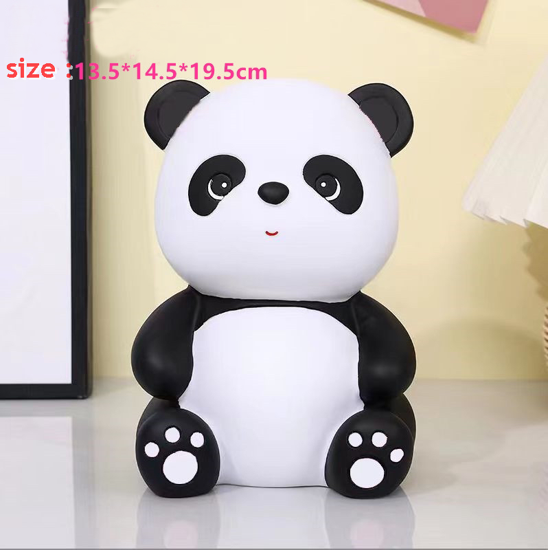 Ống Tiết Kiệm Heo Đất Panda Gấu Trúc Ngồi Dễ Thương