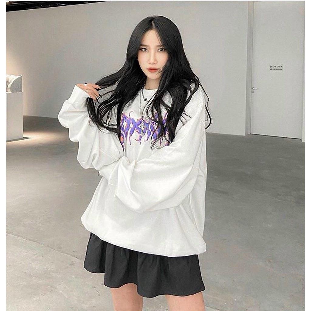 Áo Sweater nam nữ không mũ form rộng unisex chui đầu không nón dày mịn bao đẹp tpp331 mới