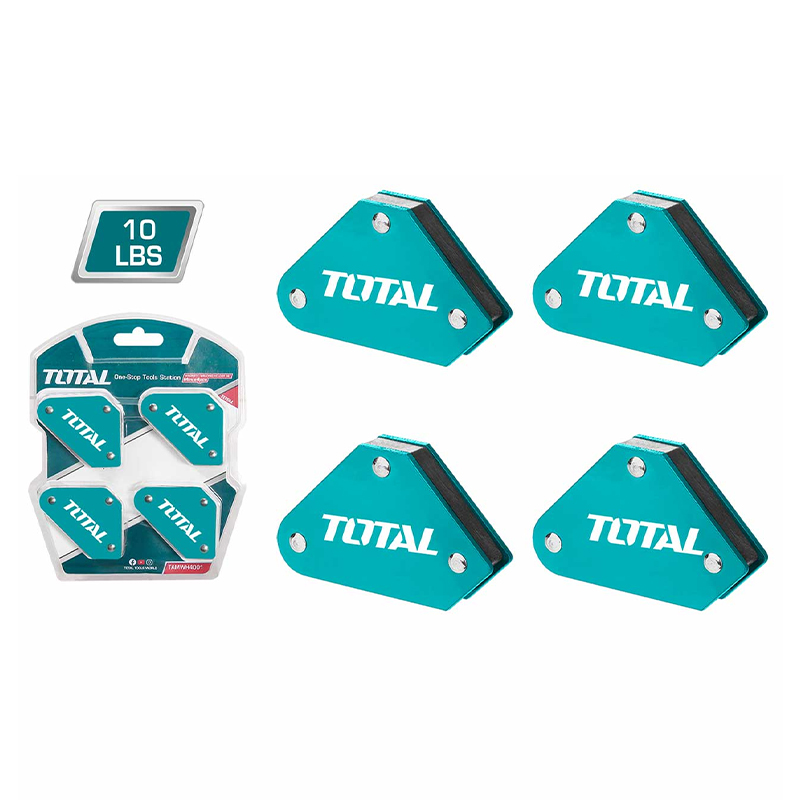 Bộ 4 ke góc nam châm hàn 3 góc total TAMWH4001