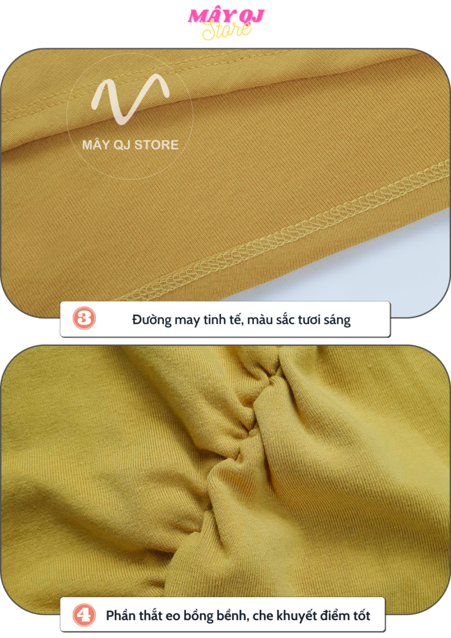 Đầm Body Nữ Dáng Dài Nhún Eo Ngắn Tay Chất Vải Thun Cotton Co Giãn Mềm Mịn Quyến Rũ Freesize dưới 58kg