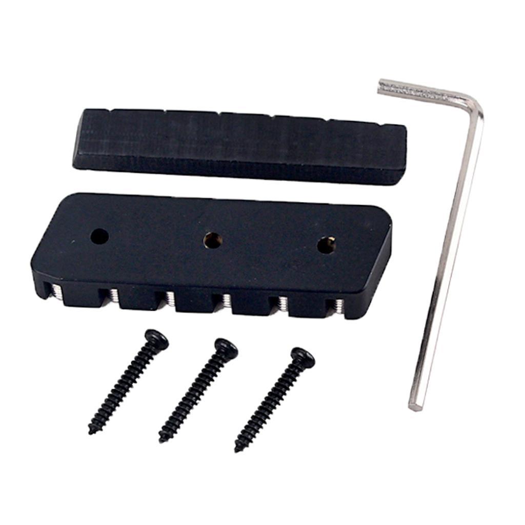 Guitar Bridge & Slotted Camel Bone Nut for Guitar Parts