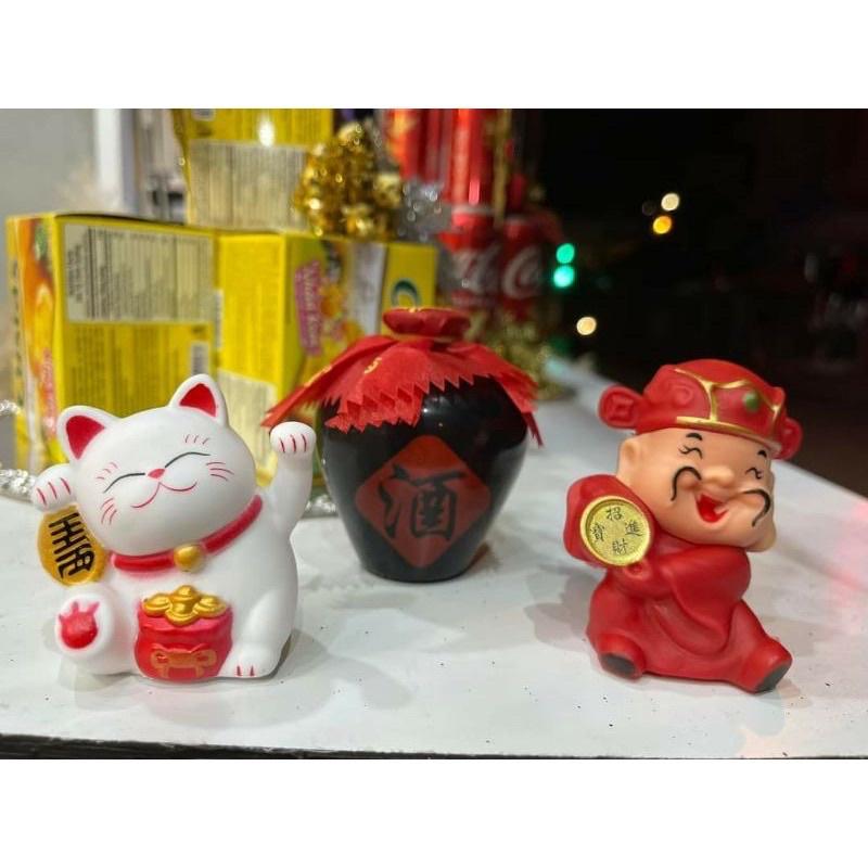 Mèo thần tài, ông thần tài, quà trang trí tết siêu dễ thương