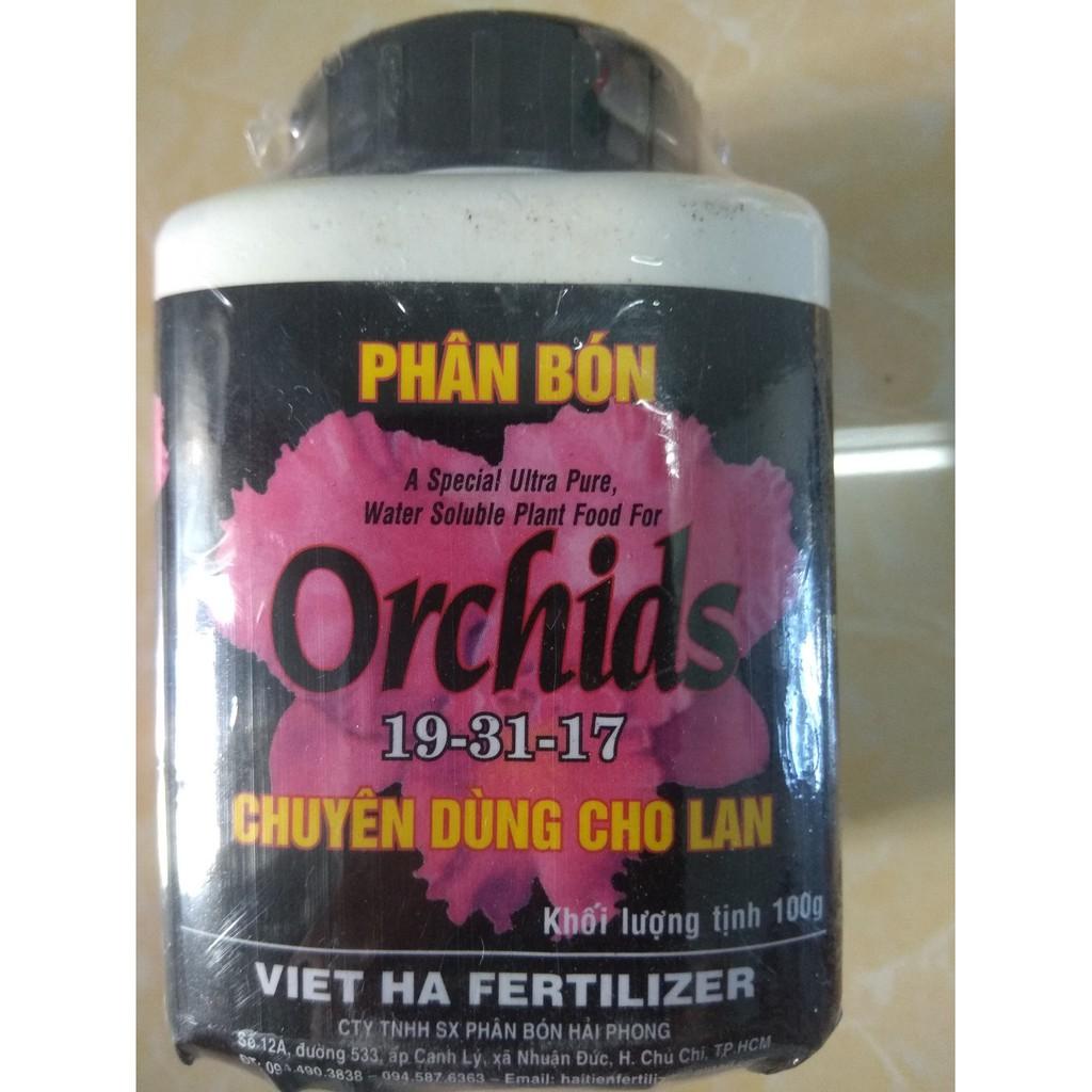 Phân bón chuyên dùng cho phong lan NPK 19-31-17+TE - chai 100 gram