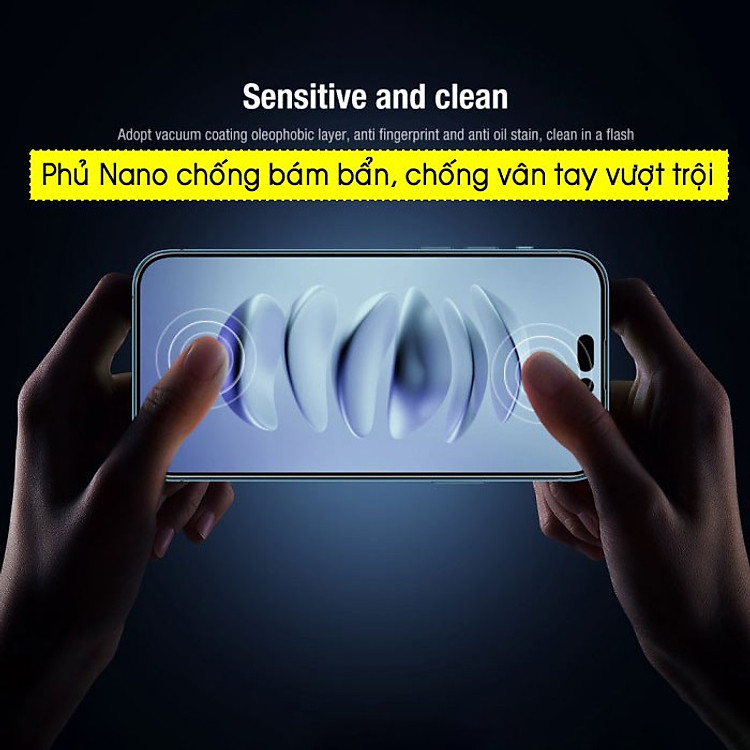 Dán kính cường lực màn hình cho iPhone 15, 15 Plus, 15 Pro, 15 Pro Max hiệu Nillkin CP+ Pro - Vát cạnh 2.5D, phủ nano hạn chế vân tay - Hàng nhập khẩu