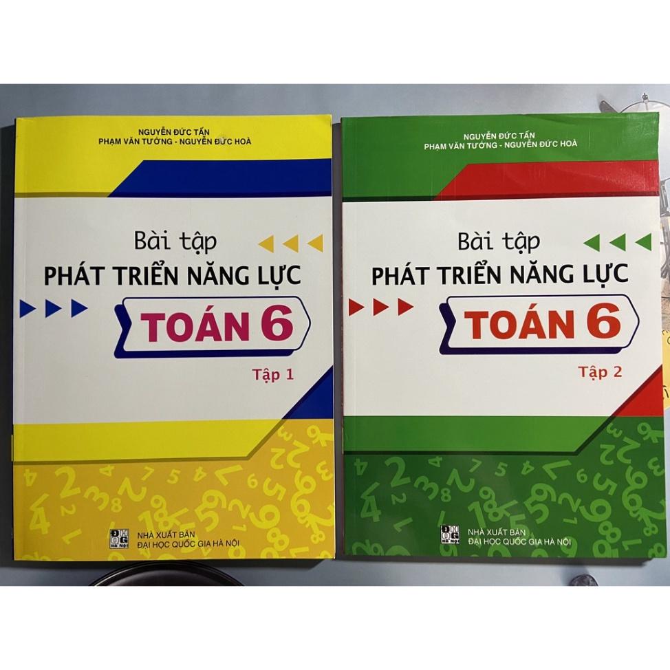 Sách - Combo Bài tập phát triển năng lực Toán 6 ( tập 1 + tập 2)