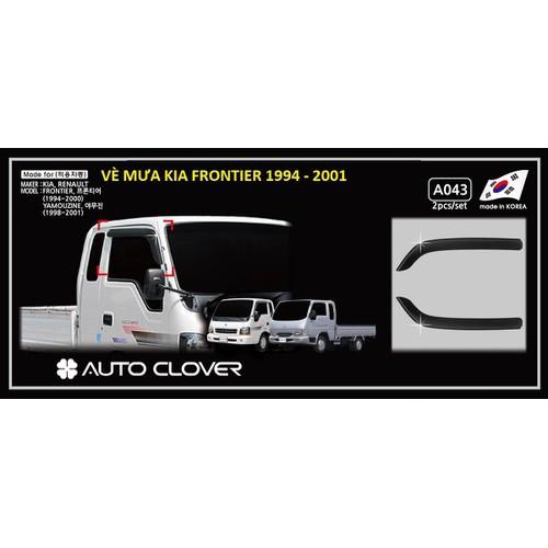 Bộ vè che mưa đen xe KIA Frontier,K2700II hàng Hàn Quốc chất liệu DÀY và BỀN
