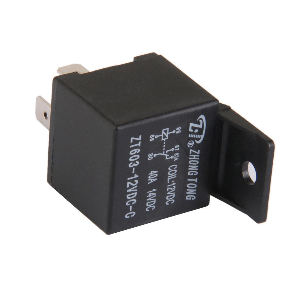Auto Automotive DC 12V 40A 40 AMP SPDT Relay Relays 5 Pin 5P
