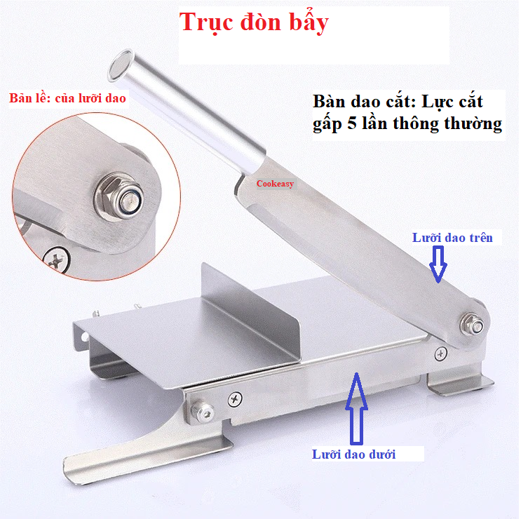 Máy chặt thịt gà, thịt vịt Chính Hãng đa năng: chặt xương, thái thịt đông lạnh tốt nhất hiện nay Bản đặc biệt CE800