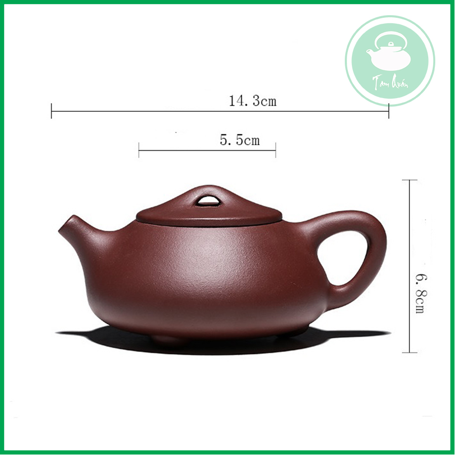 Ấm Tử Sa Thạch Biều Cảnh Chu Tử Nê 240ml