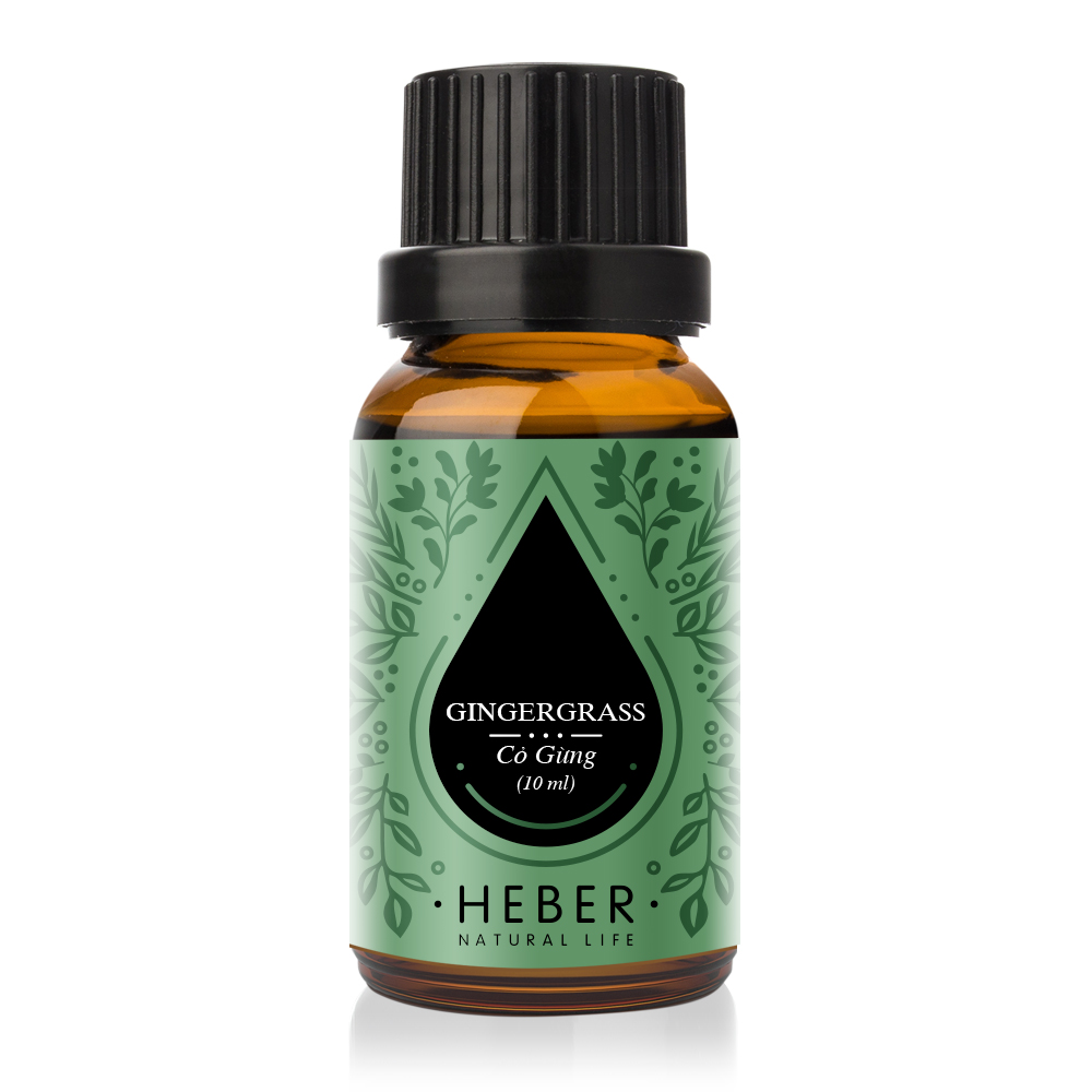 Tinh dầu Cỏ Gừng Gingergrass Essential Oil Heber | 100% Thiên Nhiên Nguyên Chất Cao Cấp