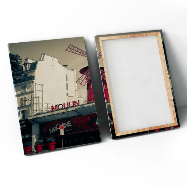 Bộ 3 Tranh Canvas Không Viền Treo Tường Phòng Khách "Paris" W163