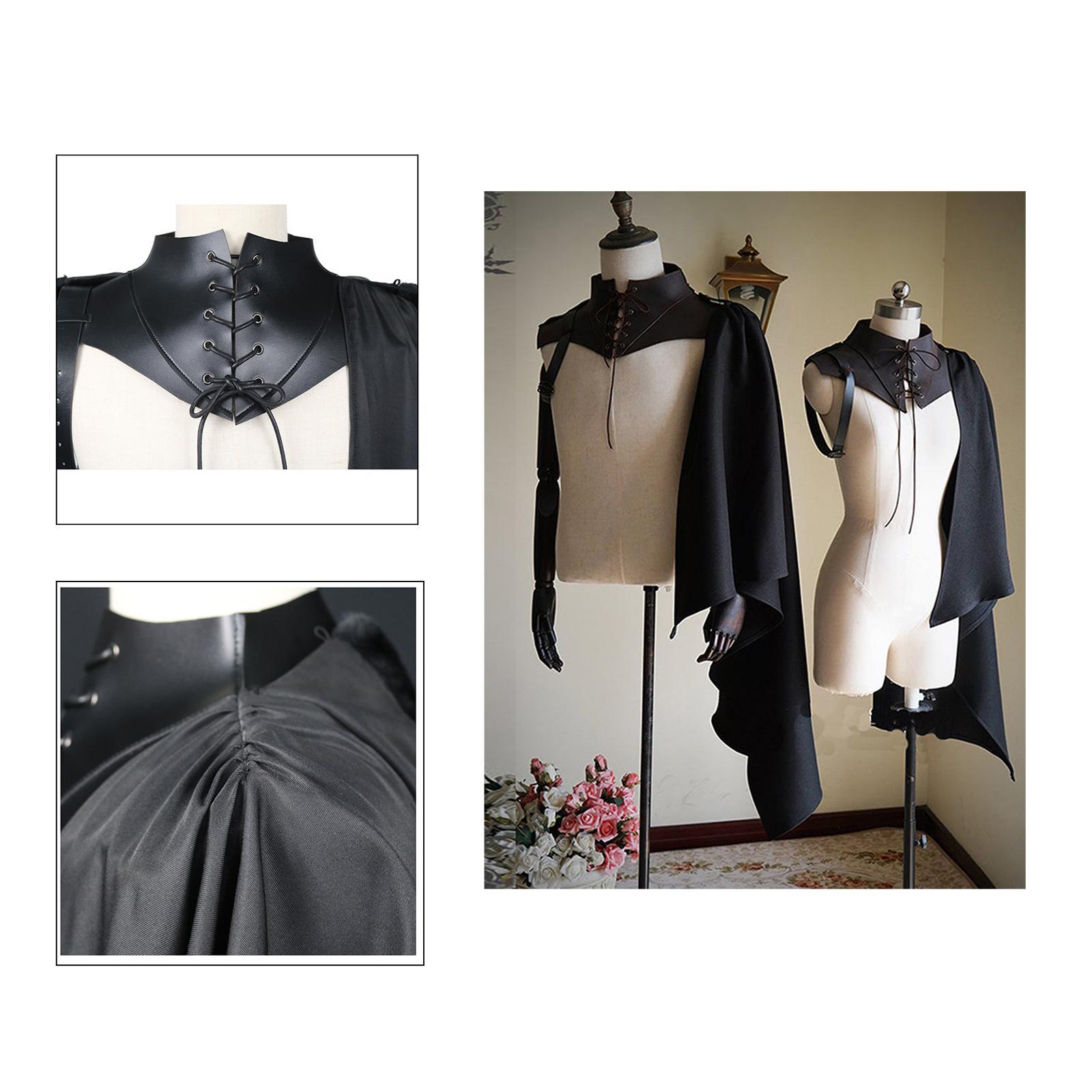 Costume cloak with unisex cape gothic punk S