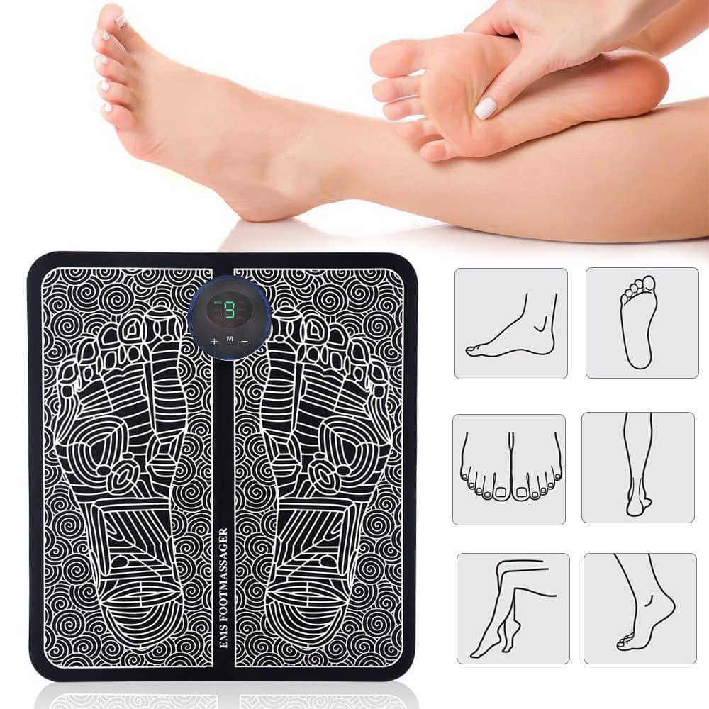THẢM MASSGE CHÂN THƯ GIẢN - MÁY MASSAGE CHÂN MÔ PHỎNG CƠ EMS THÚC ĐẨY LƯU THÔNG MÁU , GIẢM ĐAU MỎI , CẢI THIỆN GIẤC NGỦ