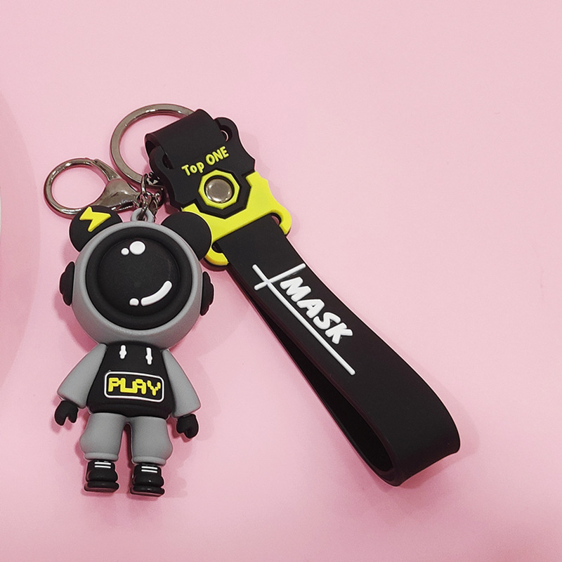 Móc khóa phi hành gia hình gấu hoạt hình dễ thương giá rẻ keychain spaceman astronaut cute đáng yêu MK03