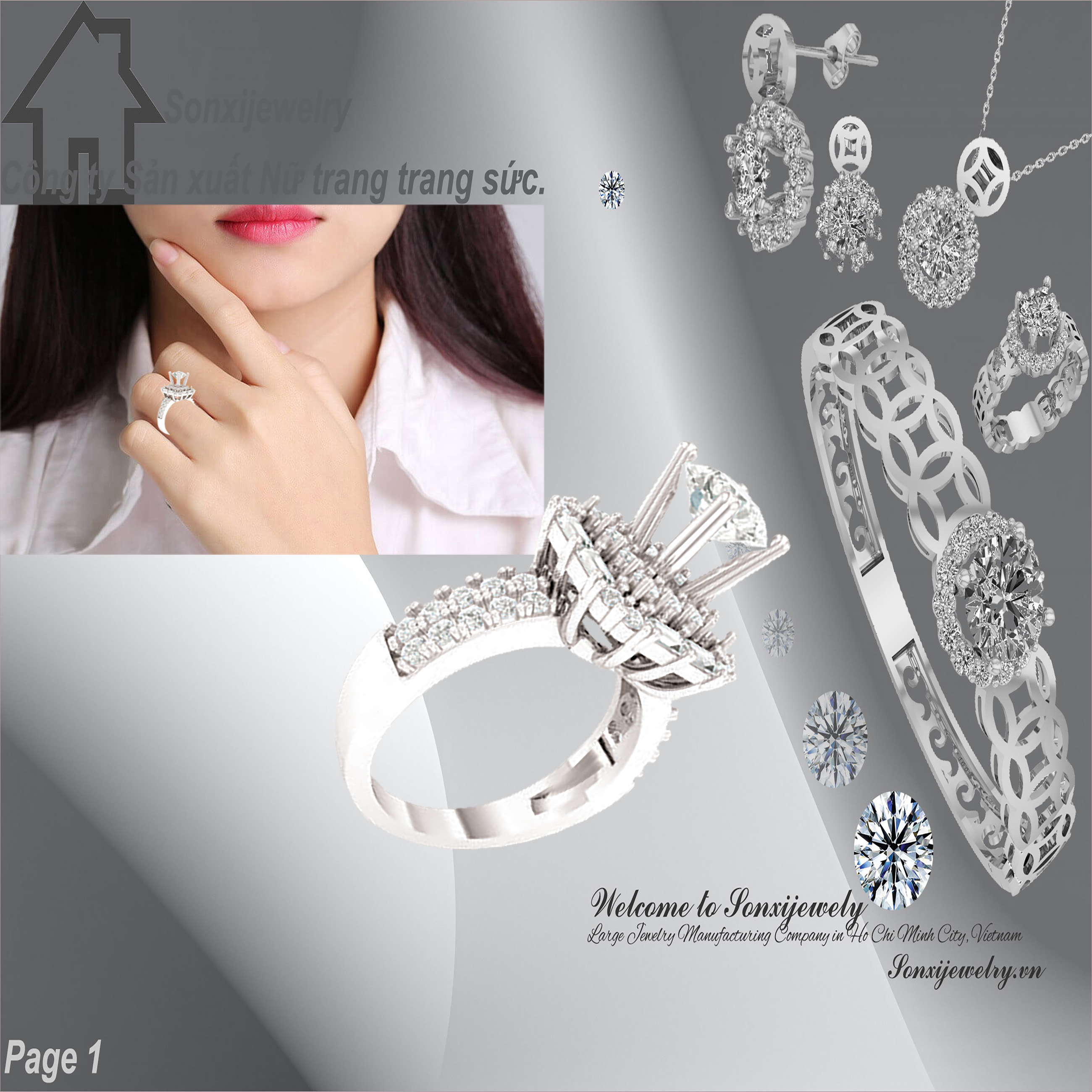 NHẪN NỮ MODERN MẪU ĐẸP 1806