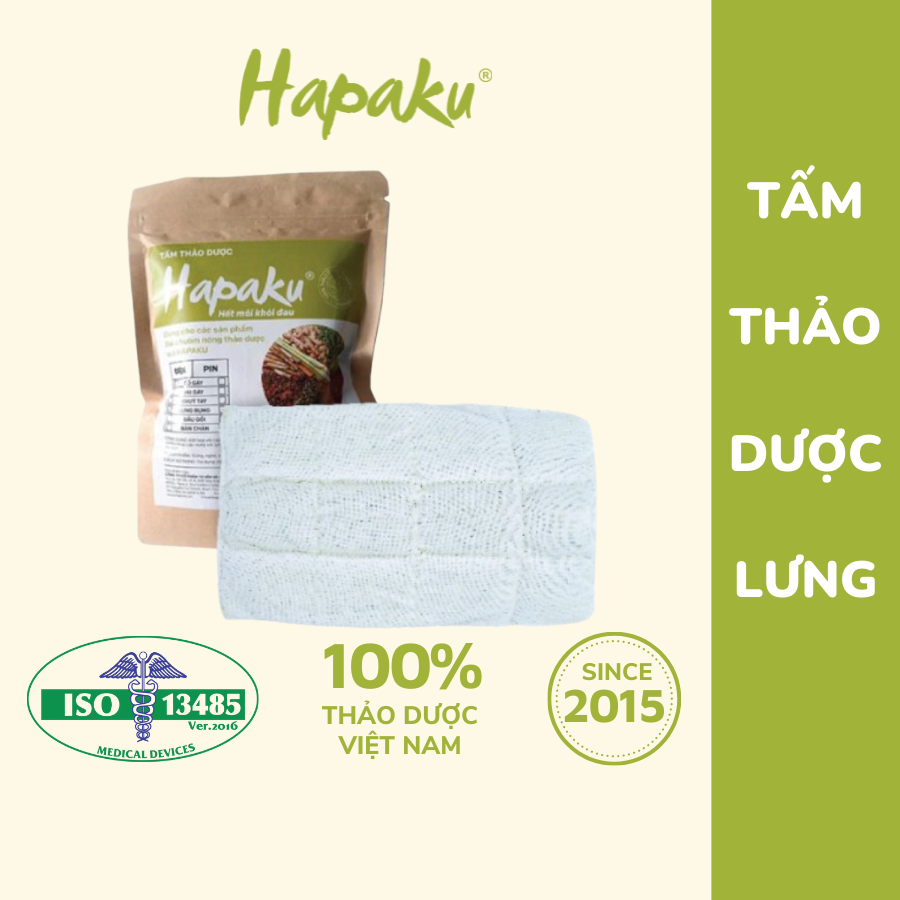 Tấm thảo dược thay thế của đai chườm lưng cắm điện - Hapaku