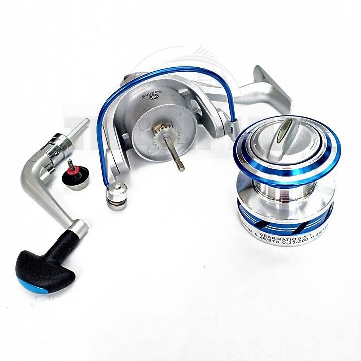 Máy câu Yumoshi AL Series, tặng kèm cước Daiwa 7 màu 100M  docaucagiangnam