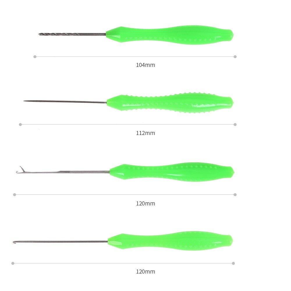 4pcs Carp Fishing Tools Rigging Baiting Needles Threading Bait Accessories Fishing Lure Tool Bait-piercing Needle Fishing Tackle