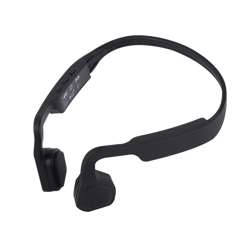 Headset Sport Wireless Open Headphones Black