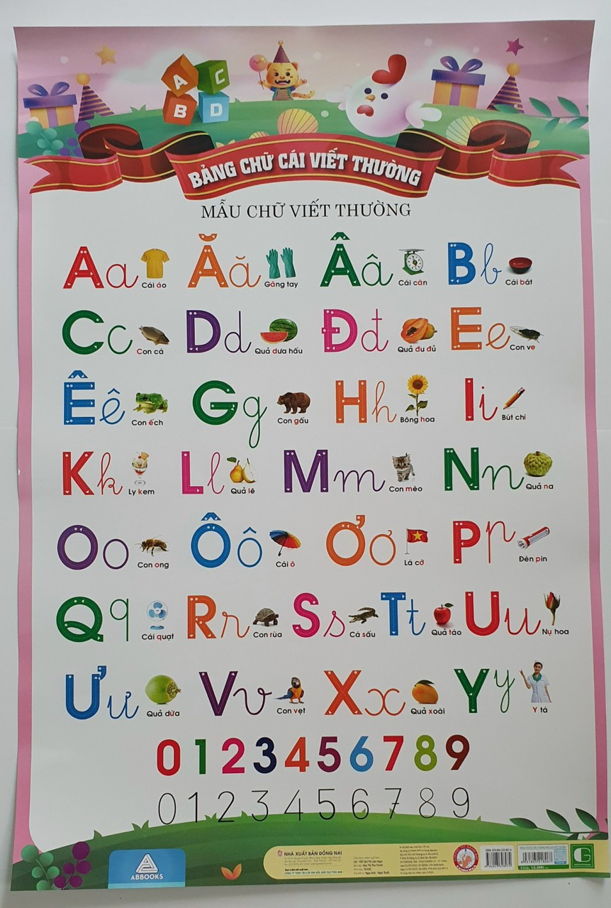 Bảng số  number 1-100, bảng chữ cái, bảng âm vần, bảng chữ cái tiếng anh chữ số, phép cộng, tru khổng lồ- kích thước A1