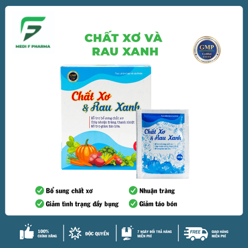 Giải nhiệt, giảm táo bón, nhuận tràng - Chất xơ & Rau Xanh Speclife