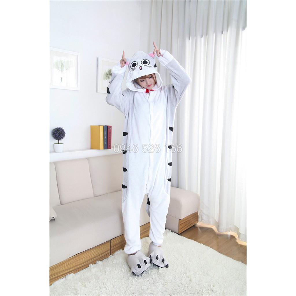 Bộ đồ hình thú đồ ngủ Mèo Chii Người Lớn
