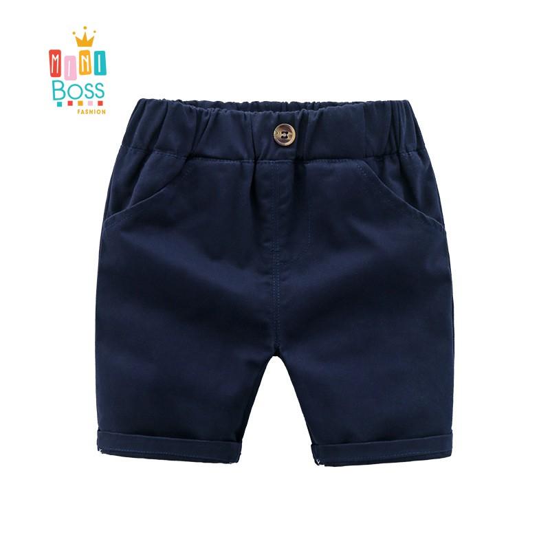 Quần short kaki cho bé trai 10-26kg - Quần đùi kaki cho bé trai