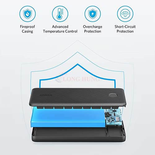 Sạc dự phòng Anker 523 PowerCore 10K 10000mAh A1245 - Hàng chính hãng