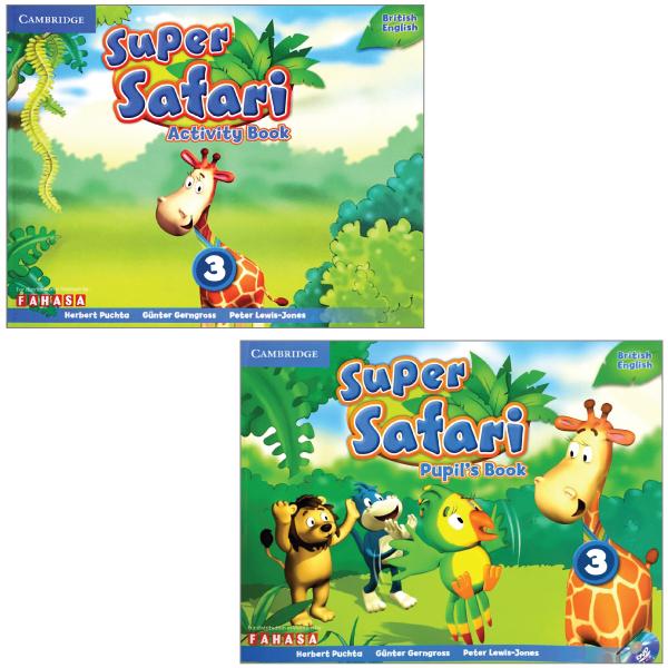 Combo Super Safari Level 3 Pupils Book With Dvd - Rom Activity Book