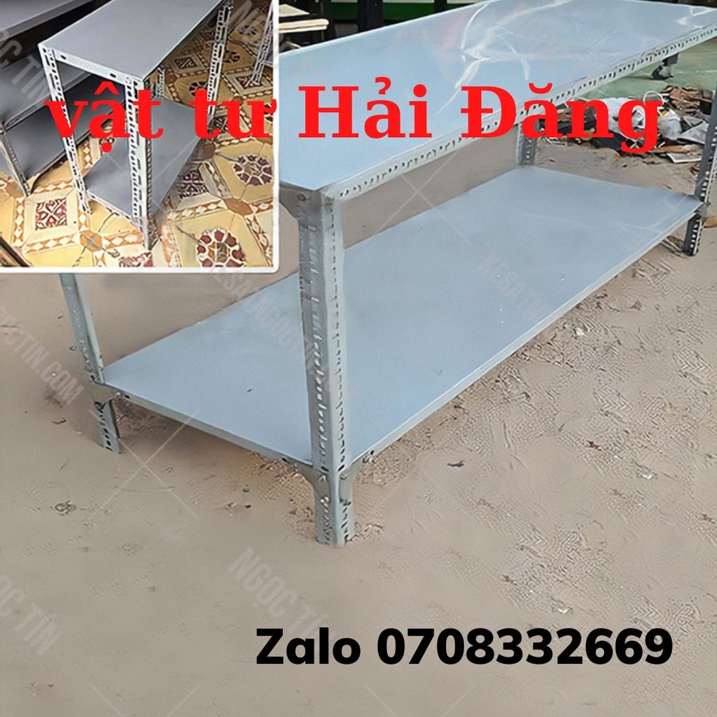 Kệ 2 tầng sắt v lỗ, kích thước mâm 30x60cm,30x80cm,40x60cm,40x80cm,kệ mâm 2 tầng