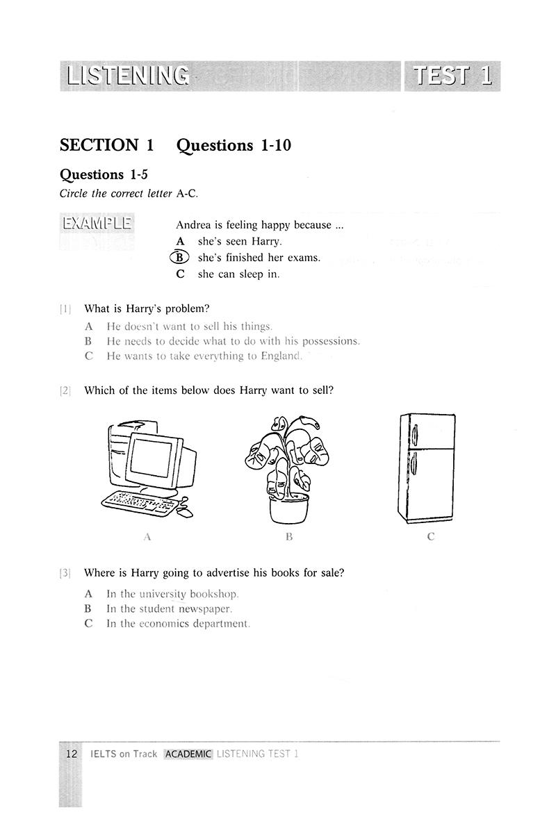 IELTS On Track Test Practice Academic - Kèm CD