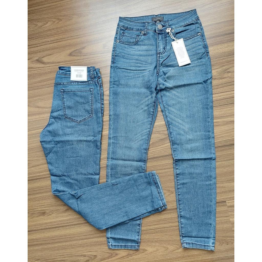 Quần jean nữ VNXK chất vải mềm co giãn