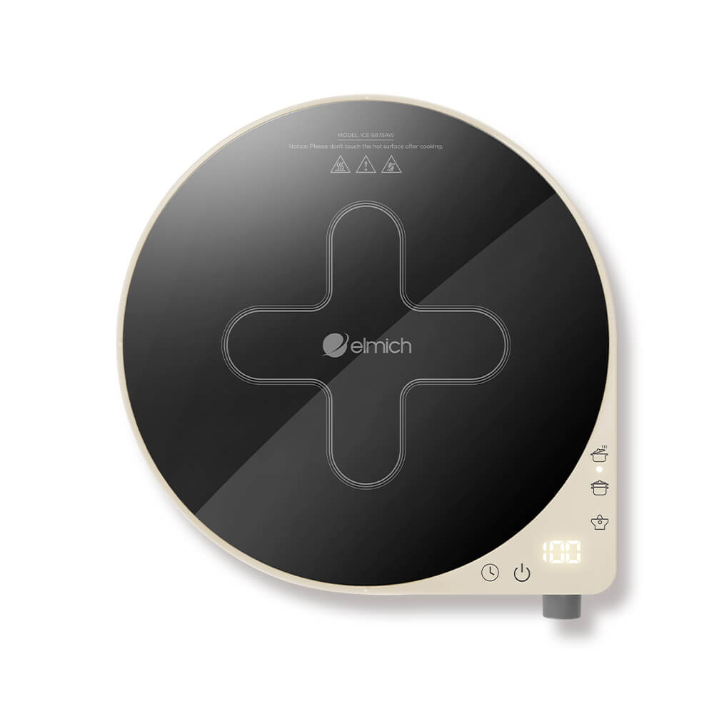 Bếp Điện Từ Đơn Elmich ICE-8878 1800W, Hàng Chính Hãng, Mặt Kính Ceramic - JoyMall