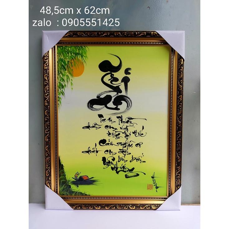 Thư pháp TRI ÂN Thầy cô. Quà tặng 20/11, 8/3, 20/10, sinh nhật, tết. Tranh treo tường, trang trí.