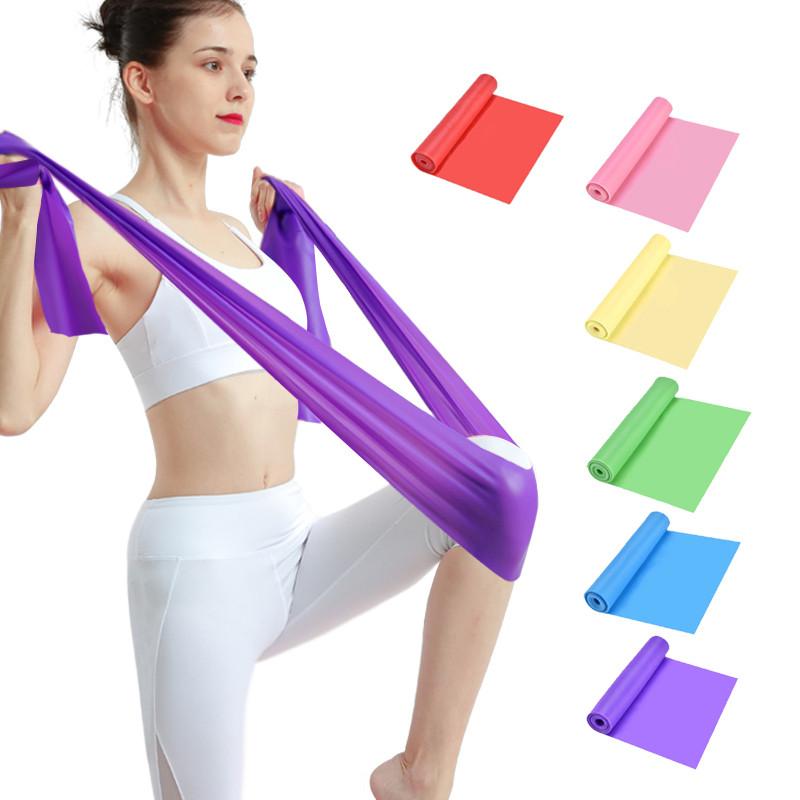 Dây đàn hồi 200cm Bộ dây tập đàn hồi để phục hồi, vật lý trị liệu, yoga, pilates, phục hồi chức năng, thể dục, rèn luyện sức mạnh Color: Pink 1500mm