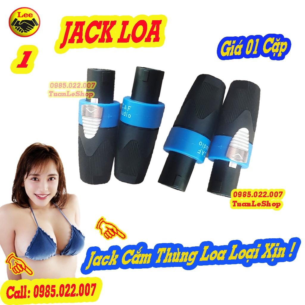 JACK LOA – GIẮC CẮM THÙNG LOA – JAC LOA FULL - GIÁ 02 CHIẾC