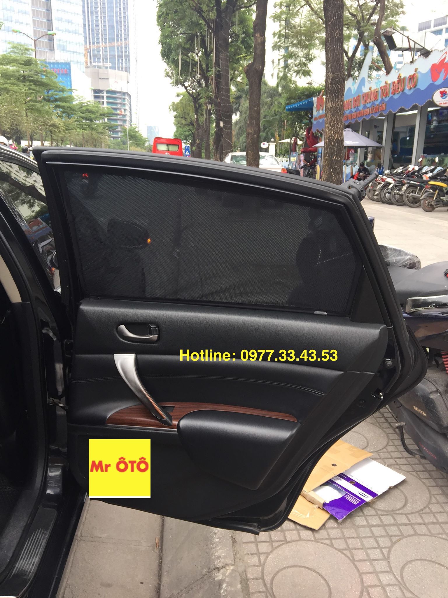 Rèm Che nắng xe Nissan TEANNA 2008-2012 loại 1 có hút nam châm, Vải dày dặn, chống nắng tuyệt đối